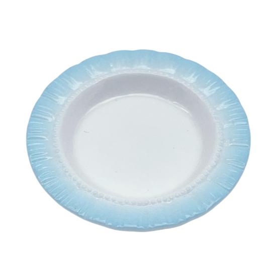 

Многофункциональные смоляные украшения Миниатюрный поднос Магнит на холодильник Зажимная основа Прочная Макарон Градиентный цвет Аксессуары для кукольного домика Реалистичная посуда синий