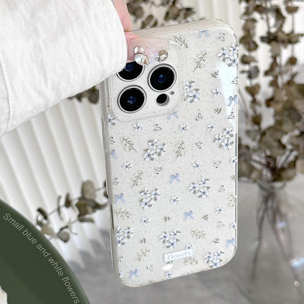 Purple Small Flower Case for iPhone 17 iPhone 17 Pro Max
