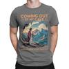 Jesus Coming Out Of My Cave T Shirts Unisex Pure Cotton Vintage TShirts Crewneck Tees Short Sleeve Clothes 6XL