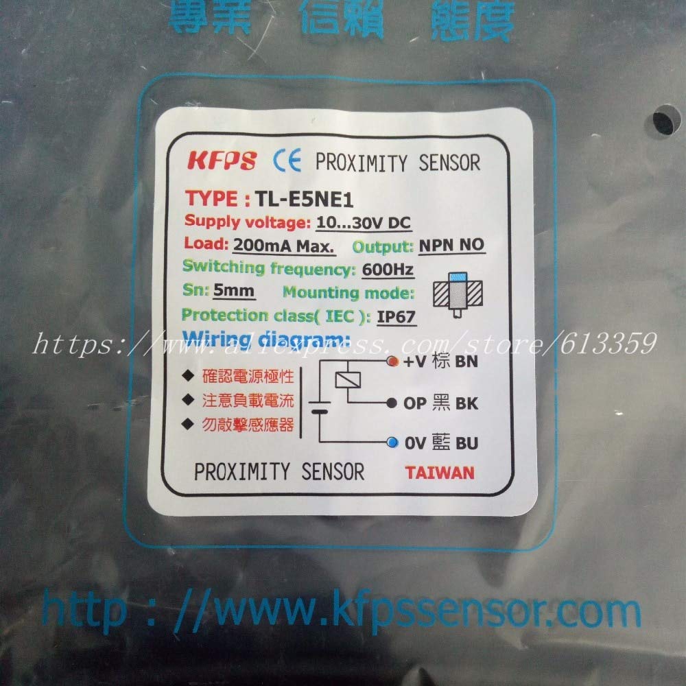 1Piece TL-E5NE1 TL-E5PE1 10-30VDC KFPS 100% New & Original Proximity Switch Sensor - (Color: TL-E5NE1 NPN NO)