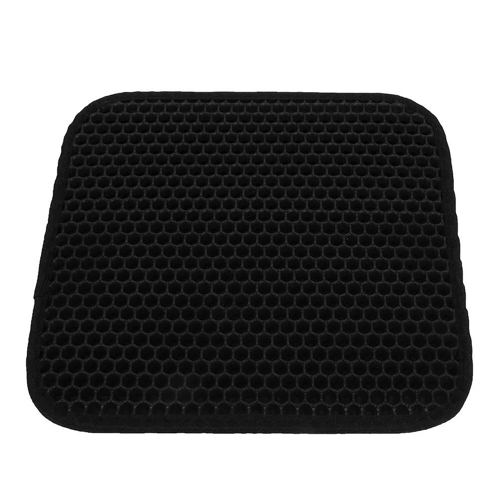 

EVA Double Layer Cat Litter Mat Trapper Pad God Cushion Pet Supply Accessories Black S