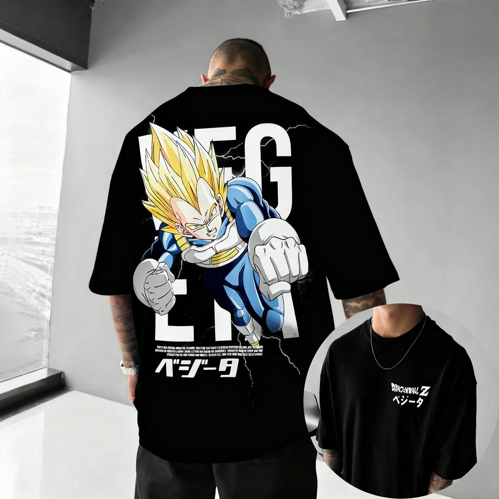 New Dragon Ball Goku Printed Shortsleeved Bandai Mens and Womens 2026 Summer Loose Breathable and Sporty Fashion Tshirts