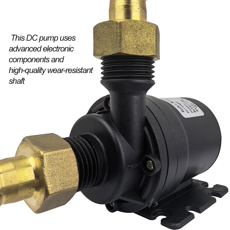 Pompa dell'acqua ultra silenziosa DC12V/24V 1000L/H Motore brushless mini Sommergibile Pompa dell'acqua per acquario Pompa di sollevamento per scaldacqua e doccia