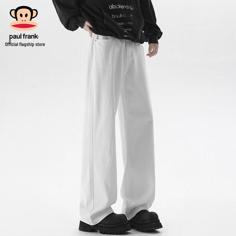 Paul Frank Men's Loose Straight Fit Pure Cotton Denim Pants