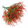8pcs Artificial Flowers Plastic Dogtail Grass Wedding Decor Fake Flower Simulated Lavender Living Room Office Desk Decoration