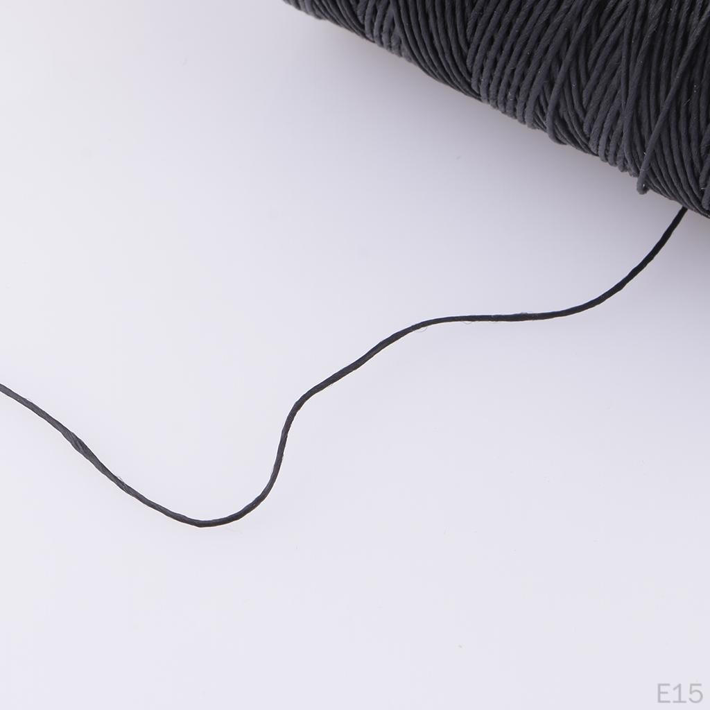 0,8 mm Rund, Starkes Nähgarn, Gewachst