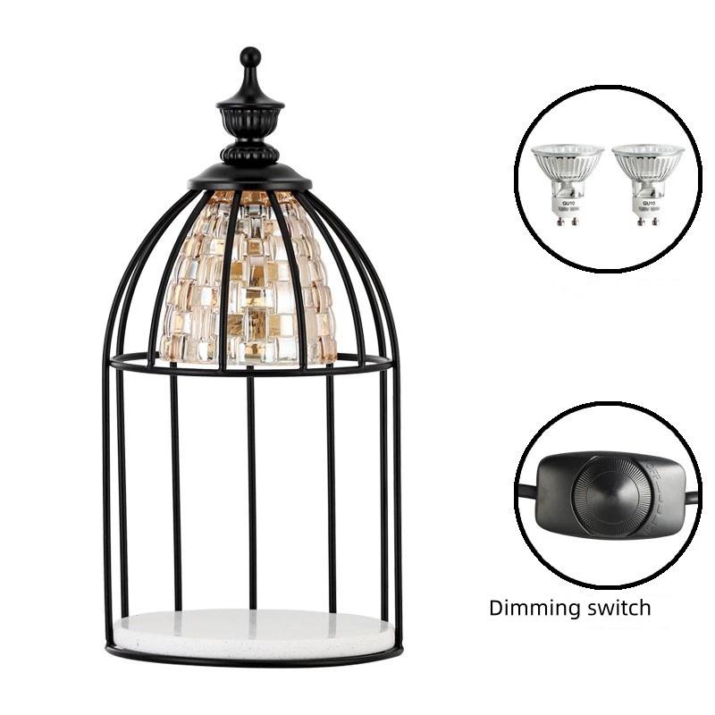 Electric Candle Melt Warmer, Crystal Melting Lamp Warmer Candle Warmer Light Stony Base