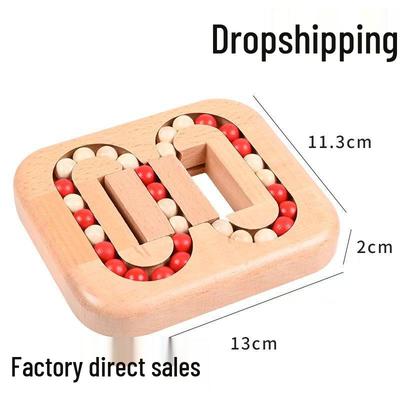 Wooden Kongming Lock Toy: Creative Educational Puzzle Ornament for Children