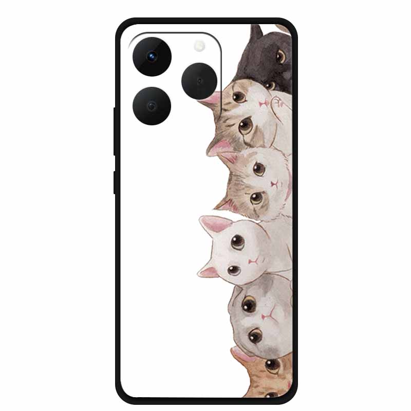 Case For OPPO Realme 15T Embossed Blossoms Funda 3D Relief Flowers Coque Silicone Soft Phone Cover For Realme 15 T 5G Bumper