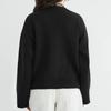 Women's Solid Color V-neck Pocket Knitted Cardigan With Loose And Soft Texture Design, Sweater Jacket