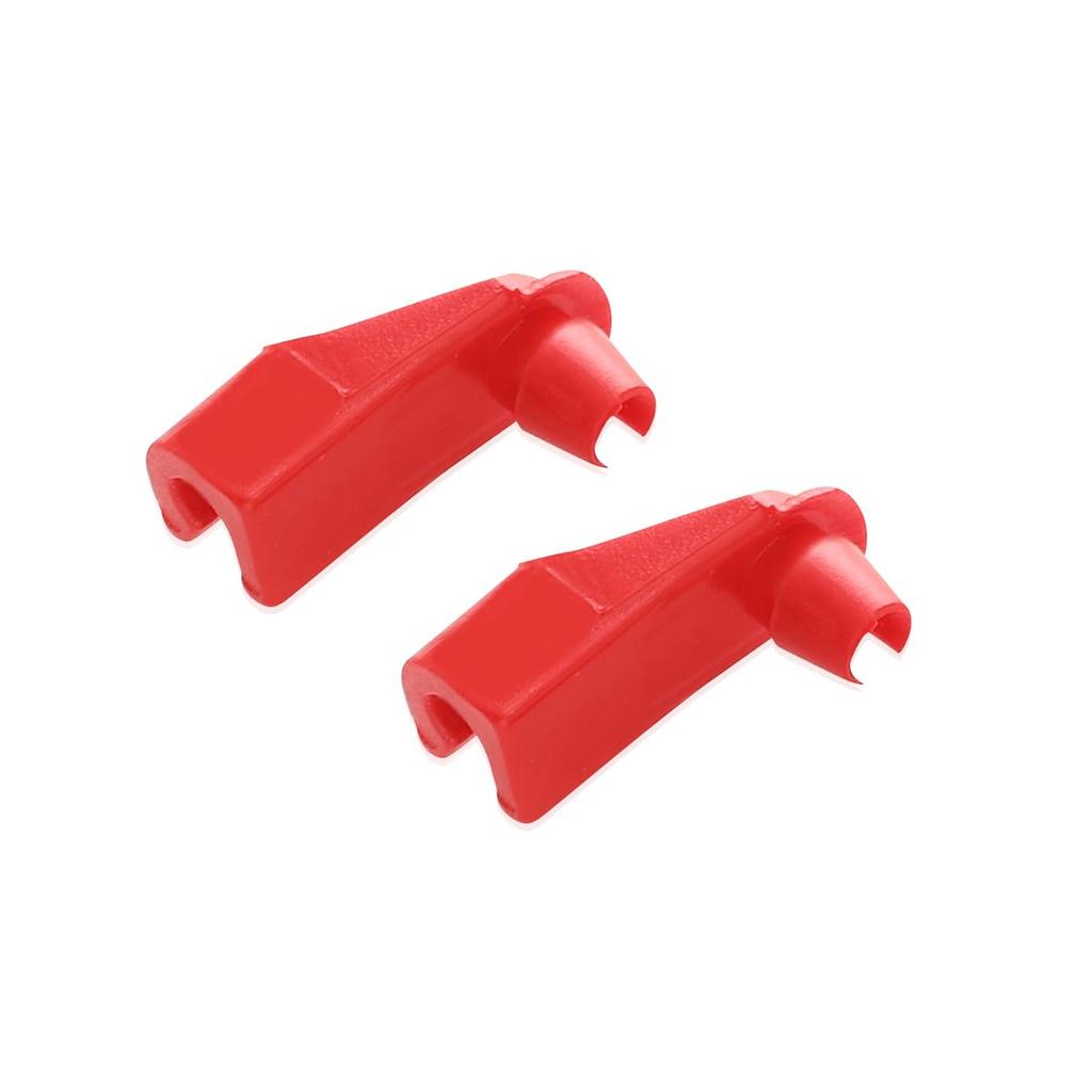 2 Pcs Convertible Top Actuator Clips Holder Compatible with Pontiac Solstice 2006-2010, Saturn Sky 2007-2010(RED)