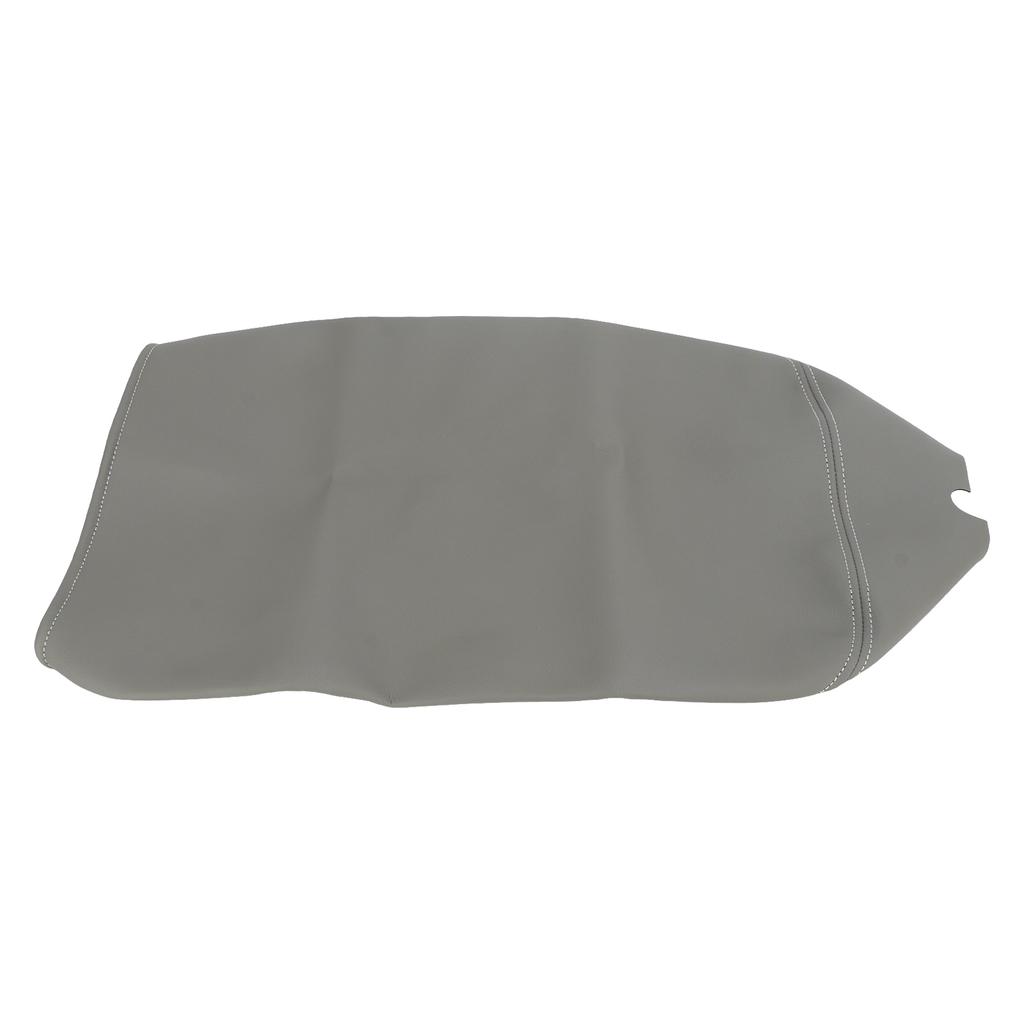 PU Leder Konsolenarmlehnenbezug Glatte Oberfläche Grau Mittelkonsolenschutz Ersatz für Dodge