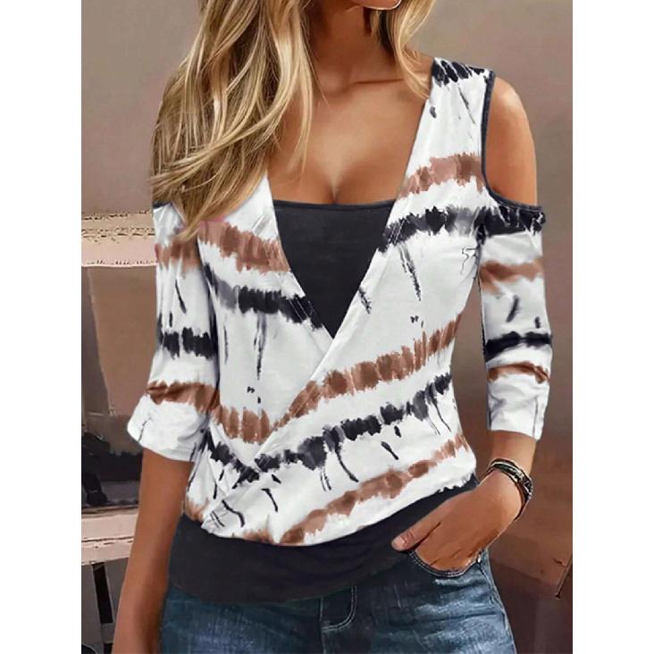 Neue Damenbekleidung Retro Lässig Sexy Täglich Mode Temperament Pendeln Business Hemd Langärmliger Hoodie Top