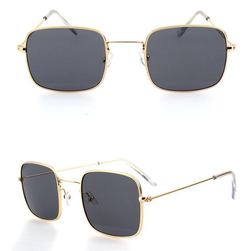 small square aviator sunglasses