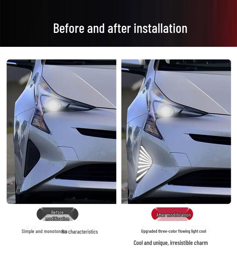 16-18 Toyota Prius LED DRL & Front Fog Light Turn Signal Conversion Kit