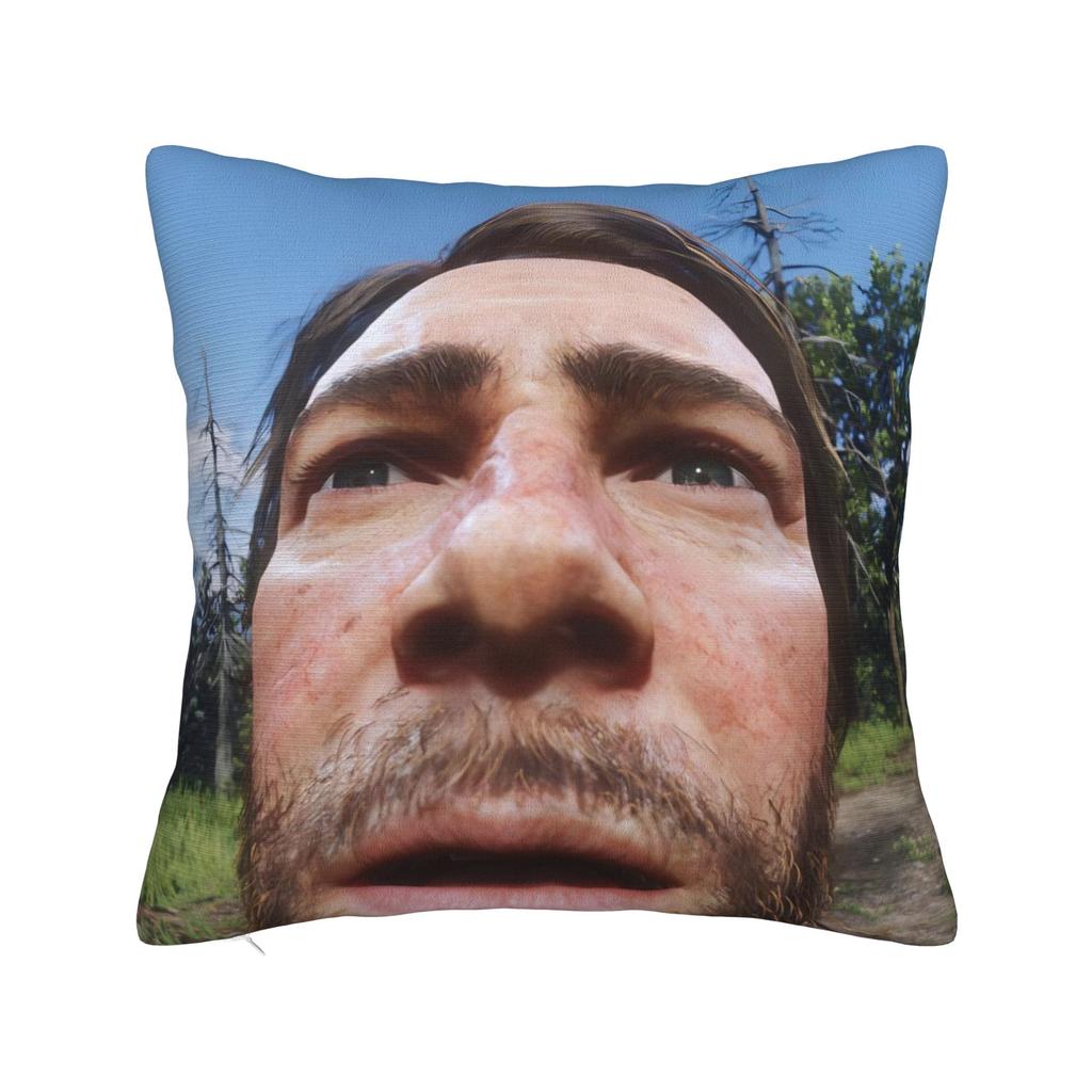 Car Decorations Arthur Morgan Pillowcase Stuff  Pillow Cover Zipper Multiple Sizes