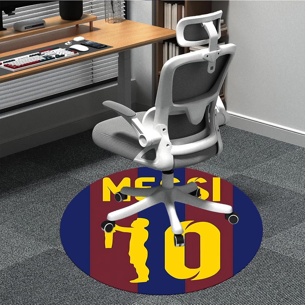 

1pcMessi Number Office Round Area Rug, Indoor Mat Suitable For Office,Bedroom Living Room Home Decor, Room Deco a0928160 80cm by 80cm