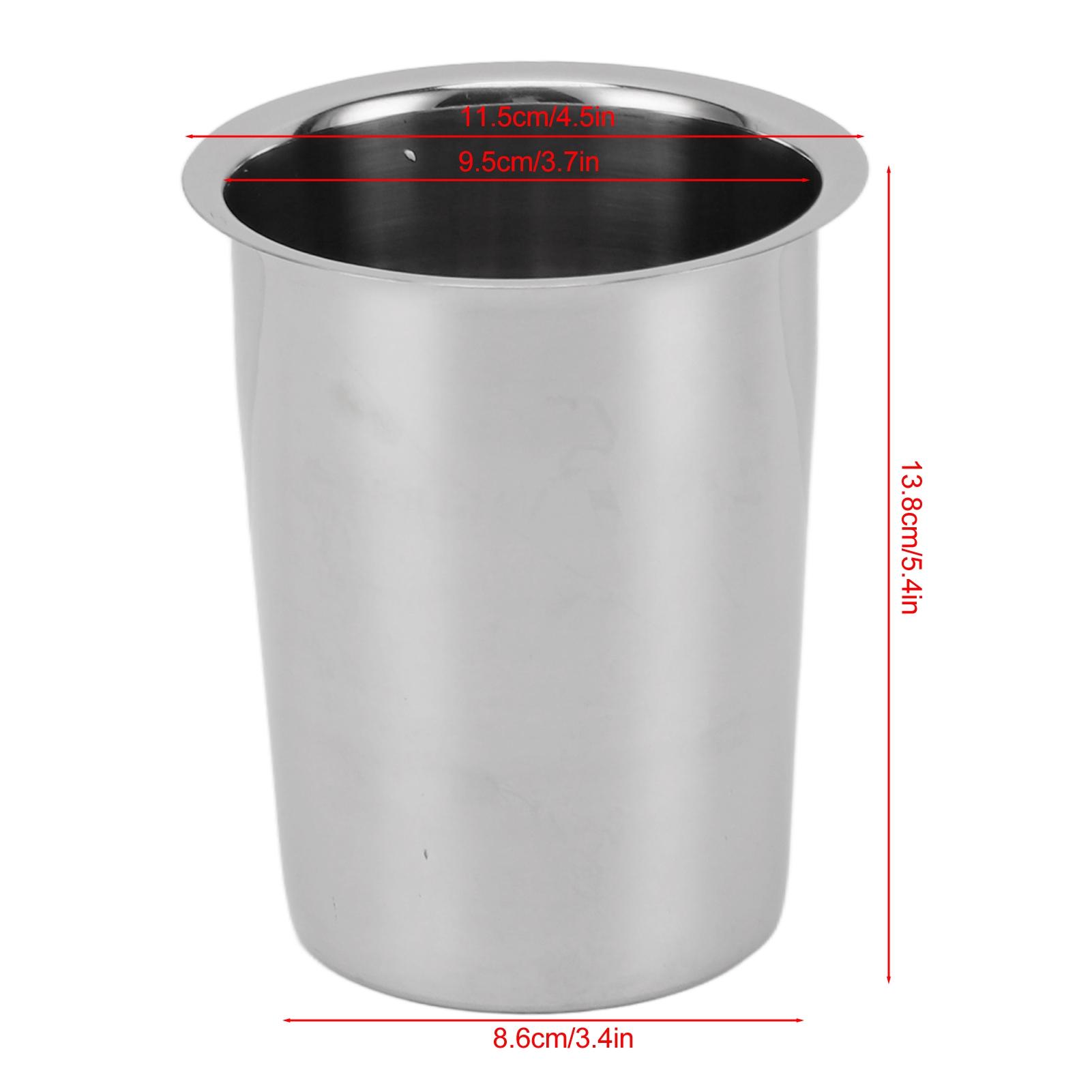 Kitchen Utensil Holder 304 Stainless Steel Large Capacity Multipurpose Knife Fork Chopsticks Bucket for Home Kitchen Countertop