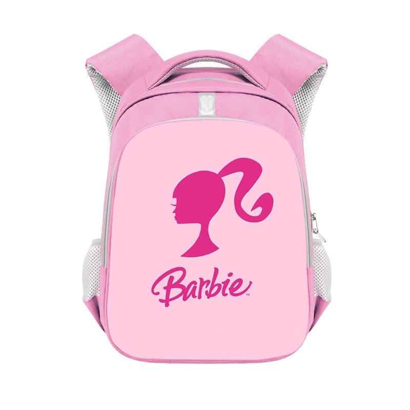 

New Arrival Barbie Princess Elementary School Cute Girls Backpack Lightweight Breathable Waterproof Style E