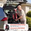 Portable Mobility Scooter, 30km Range, 130 Kg Load Capacity, Anti-Tip Design, Replaceable Battery, TODIMART X11 Foldable Mobility Scooter for Adults