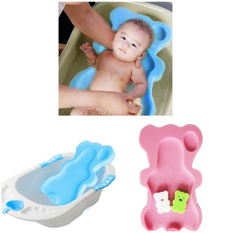 Buy Seat Bathroom Mat Body Pad Infant Bath Foam Cushion Soft Support