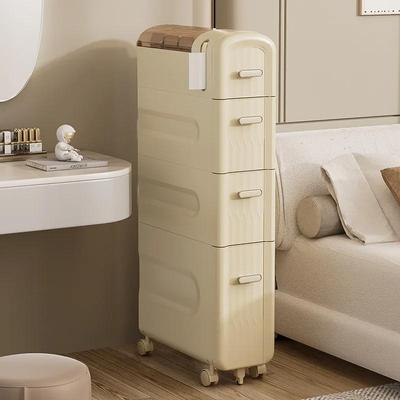 Kitchen Storage Shelf Seam Cabinet, Bathroom Drawer, Toilet Side Cabinet, Narrow Storage Cabinet