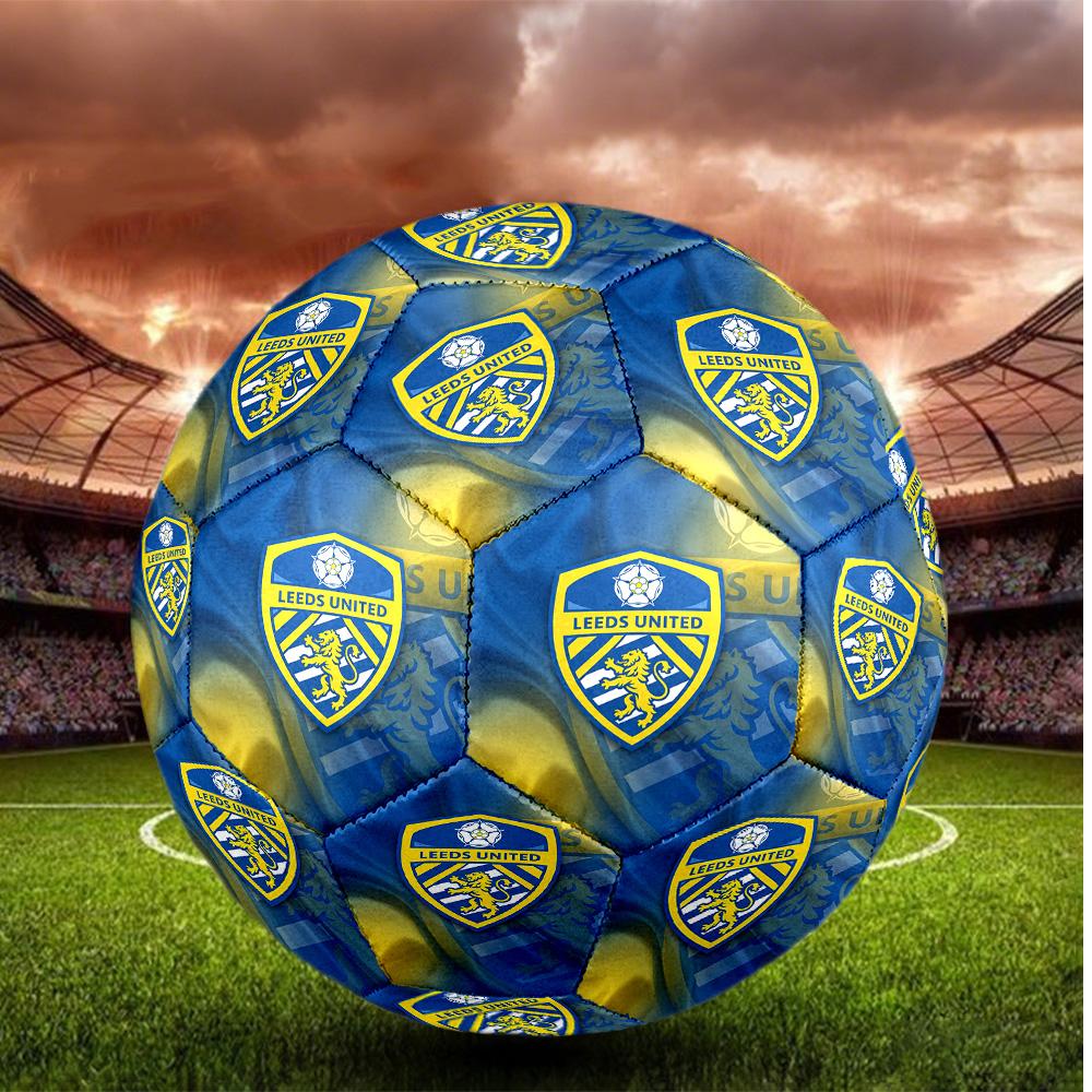 Leeds United Größe 5 Fußball Hohelastischer Fußball Für Outdoor-Wettbewerbe Tägliches Training Spielen