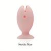 1pc Cute Standing ToothBrush Cover Cap Stand, Portable Travel Toothbrush Head Cover, Cute Fish Shape Silicone Toothbrush Suction Cup Stand