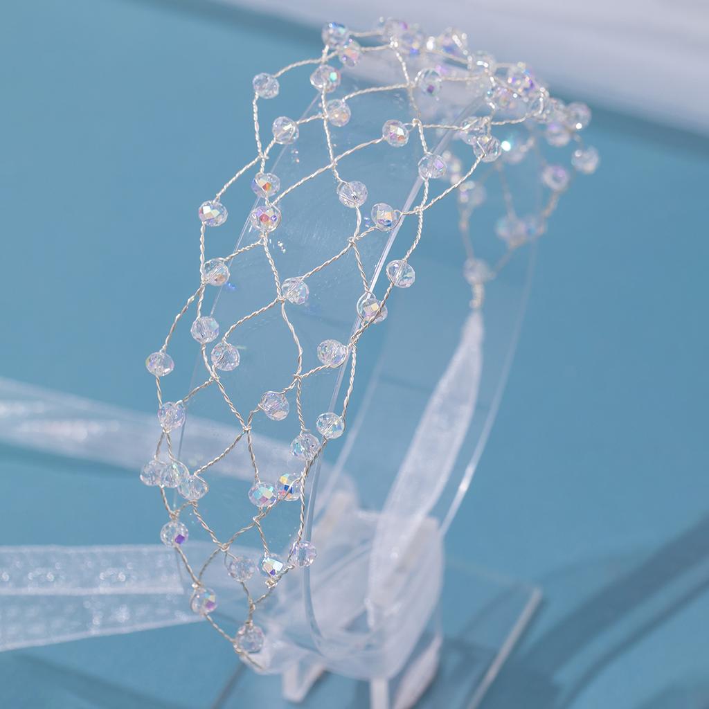 Simulated Pearls Headband Hair Chain for Bridal Wedding Headdress Tiara Jewelry Women Hair Accessories Wedding Noiva Hairbands