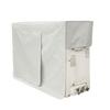 Housse Unité Extérieure de Climatiseur Robuste Imperméable Anti-poussière Polyester 74x54x26cm Gris Camouflage Toutes Saisons