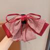 Bow Ponytail Buckle Clip Korean Style Princess Hair Claw Cute Sweet Bow Hair Clip  Girls