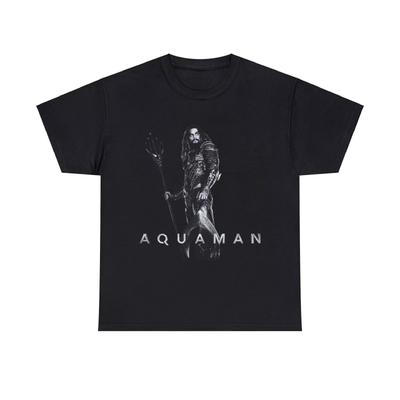 Aquaman Jason Mamoa Unisex Heavy Cotton Tee, Aquaman Fan Gift, Justice League
