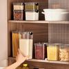 Transparenter Kunststoff-Küchenaufbewahrungsbehälter für Kaffee, Körner, Müsli und Snacks