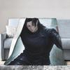 Geto Suguru Jujutsu Kaisen Blanket Quality Warm Throw Blanket Winter Child Couch Chair Print Bedspread