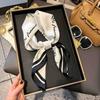 70cm Square Silk-Like Scarf Women Lightweight Fashion Accessory Office Chic Neck Wrap Stylish Print Design