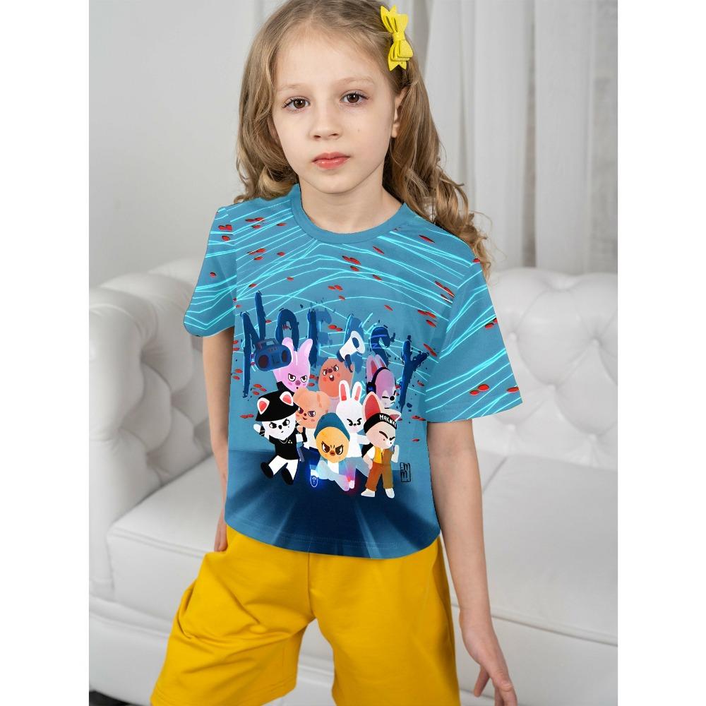 

3D Print-S-Skzoo-o-Baby Одежда для мальчиков от 5 до 14 лет Верхняя одежда для мальчиков-S-Stray-Kids-Детская футболка для мальчиков и девочек k-Kpop Детская футболка Топ 150