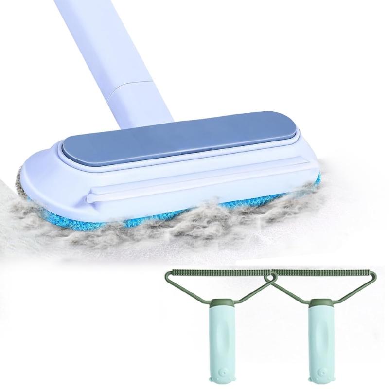 

Pet Hair Removal Tool 3 Piece Set Washable Lint Brush with Ergonomic Handle 1