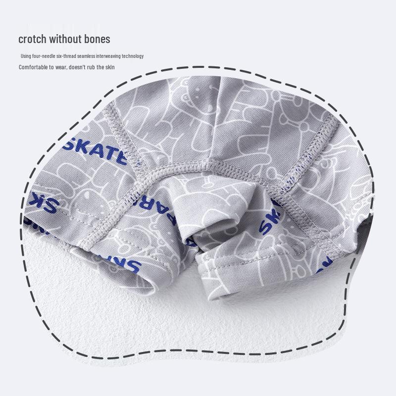 Boys' Pure Cotton & Modal Breathable Boxer Briefs, Sweat-Wicking, 50-Pack, Available In Small, Medium, Large