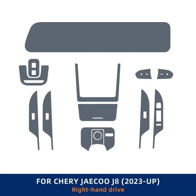 TPU Car Gearbox Navigation Automotive Interior Screen Protective Film Anti-Scratch Sticker For Chery JAECOO J8  Tiggo 9