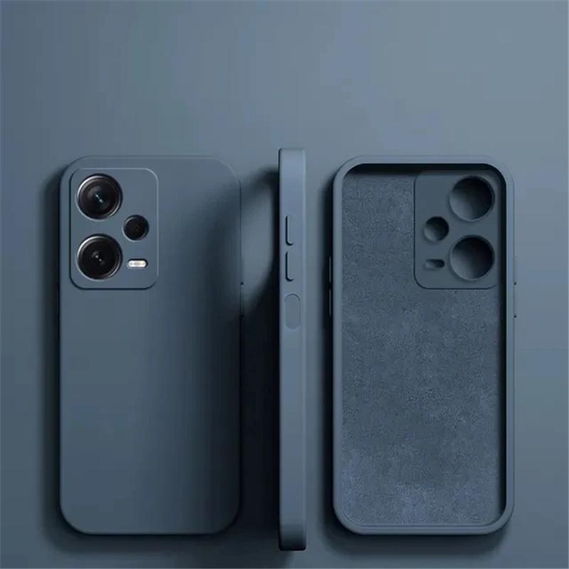 

Роскошный матовый жидкий силиконовый мягкий чехол для Xiaomi Redmi Note 13 12 11 Pro Plus 12S 11S 13C 11A K70E Poco M5 M4 X6 X5 Pro 5G 4G противоударный чехол For Redmi Note 12 4G