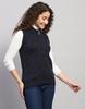 Monte Carlo Women's T Neck Sleeveless Cardigan