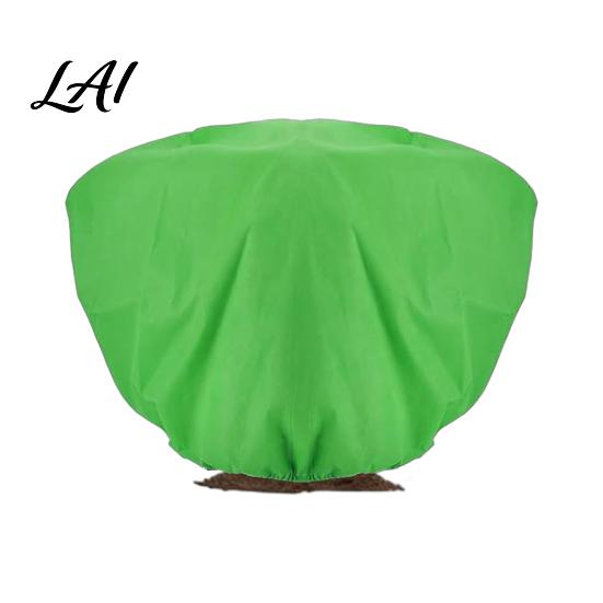 Reusable Non-woven Garden Fabric Plant Winter Protection Cover Frost Cloth with Drawstring Freeze Cold Resistant Yard Cover Bag for Outdoor