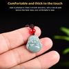 1Pcs  Accessories Burmese Jade Stone Myanmar Jadeite Guanyin Pendant Necklace Vintage Natural Gemstone Jewelry