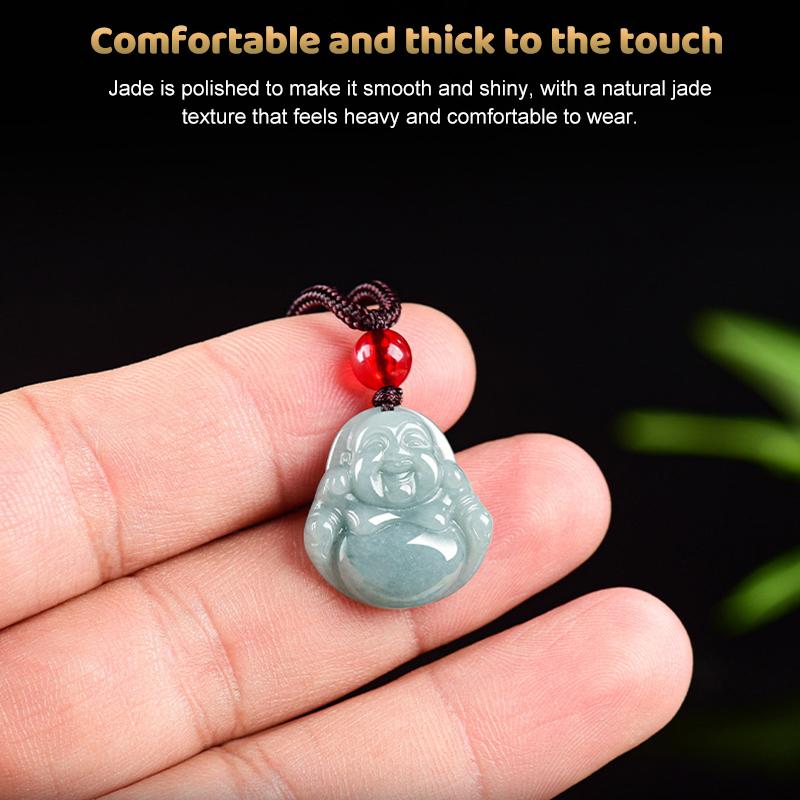 1Pcs Accessories Burmese Jade Stone Myanmar Jadeite Guanyin Pendant Necklace Vintage Natural Gemstone Jewelry