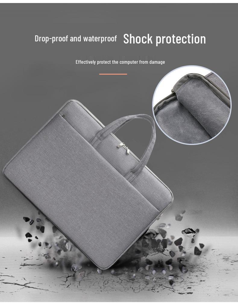 Shockproof 14"-15.6" Unisex Laptop Briefcase with Logo Printing Option
