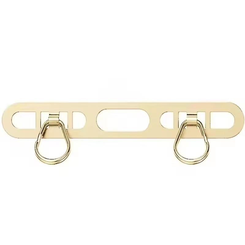 1-4PCS Stainless Steel Mobile Phone Lanyard Patch Side Hanging Clip Double Buckle Phone Straps Gasket Metal Connect Piece for