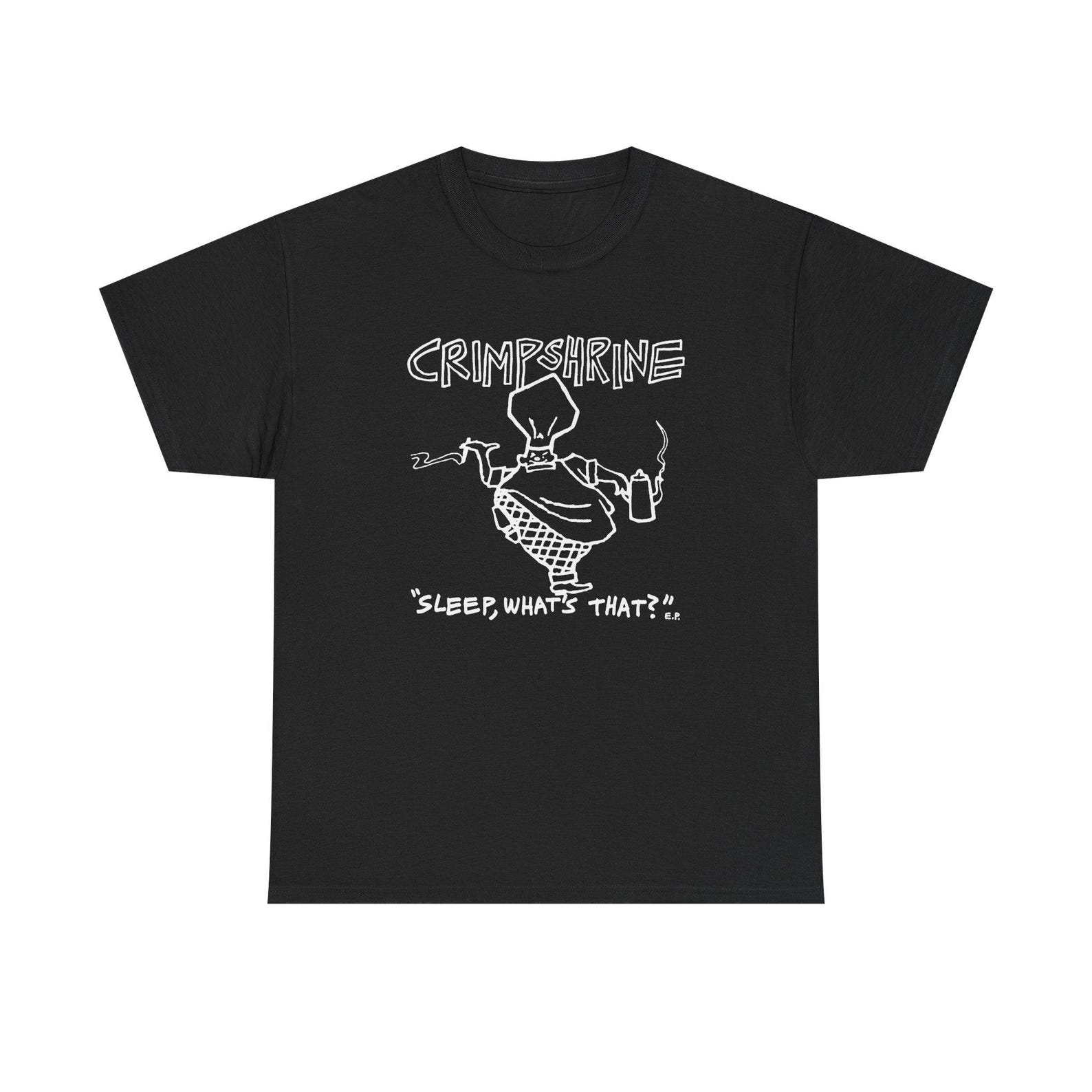Crimpshrine Sleep What For Punk Shirt, Vintage DIY Hardcore Graphic Tee, Underground Punk Rock T shirt, Retro Music Fan Gift M