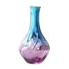 European Thread Vase Small Fresh Tabletop Inserted Colored Glass Household Decoration Vase Small Mouth Vase