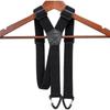 Adjustable Elastic Trouser Pants Braces-black Heavy Duty Work Suspenders For 3.8cm Wide Y-back Plastic Clasps Suspenders Men
