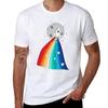 Pride Rocket TShirt All Match Print Short Sleeve Top TShirt